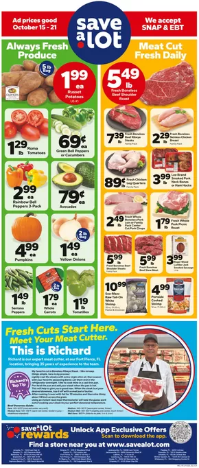 Save a Lot catalogue in Dallas TX | Top offers for smart savers | 2025-10-15T00:00:00.000Z - 2025-10-21T00:00:00.000Z