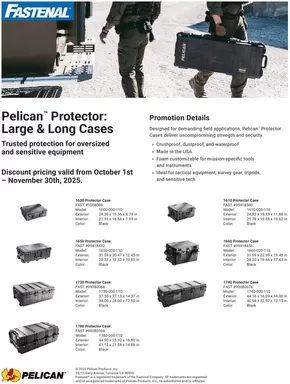 Fastenal catalogue | Fastenal PELICAN Q4 PROMO | 2025-10-18T00:00:00.000Z - 2025-11-01T00:00:00.000Z