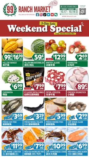 99 Ranch catalogue in Los Angeles CA | 99 ranch Weekend Special | 2025-10-18T00:00:00.000Z - 2025-11-01T00:00:00.000Z