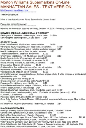 Morton Williams catalogue in Greensboro NC | Our best offers for you | 2025-10-18T00:00:00.000Z - 2025-11-01T00:00:00.000Z