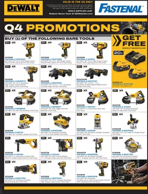 Fastenal catalogue in Valrico FL | Fastenal DEWALT Q4 PROMO | 2025-10-20T00:00:00.000Z - 2025-11-03T00:00:00.000Z