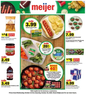 Meijer catalogue | Tailgating Deals | 2025-10-22T00:00:00.000Z - 2025-10-25T00:00:00.000Z