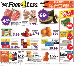 Food 4 Less catalogue in Monmouth IL | Discounts and promotions | 2025-10-22T00:00:00.000Z - 2025-10-28T00:00:00.000Z
