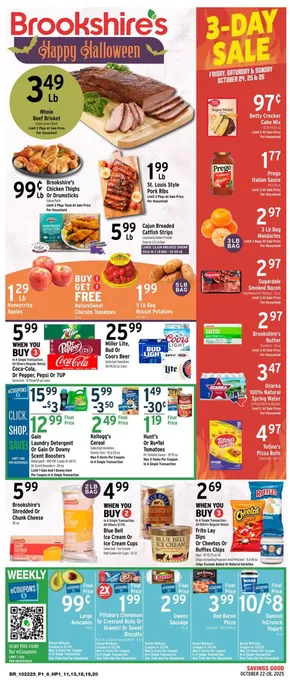 Brookshire's catalogue in Tyler TX | Great offer for all customers | 2025-10-22T00:00:00.000Z - 2025-10-28T00:00:00.000Z