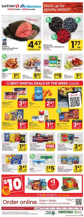 Albertsons catalogue in Monmouth IL | Our best offers for you | 2025-10-22T00:00:00.000Z - 2025-10-28T00:00:00.000Z