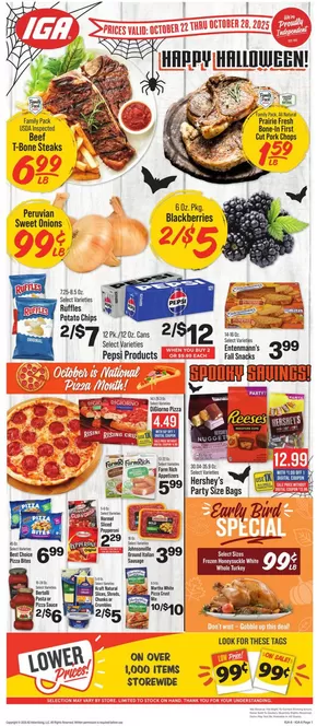 IGA catalogue in Monmouth IL | Exclusive deals and bargains | 2025-10-22T00:00:00.000Z - 2025-10-28T00:00:00.000Z