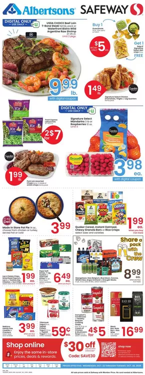 Safeway catalogue in Bessemer AL | Wide range of offers | 2025-10-22T00:00:00.000Z - 2025-10-28T00:00:00.000Z