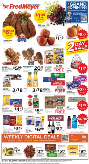 Fred Meyer catalogue in Ellisville MO | Our best deals for you | 2025-10-22T00:00:00.000Z - 2025-10-28T00:00:00.000Z
