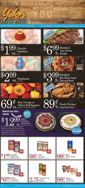 Yoke's Fresh Market  catalogue in Ocala FL | Discounts and promotions | 2025-10-22T00:00:00.000Z - 2025-10-28T00:00:00.000Z