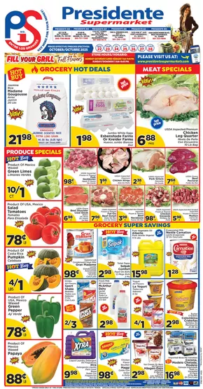 Presidente catalogue in Hollywood FL | Top deals and discounts | 2025-10-23T00:00:00.000Z - 2025-11-06T00:00:00.000Z