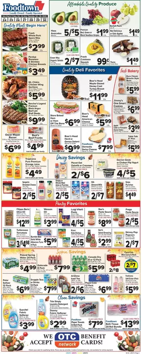 Foodtown supermarkets catalogue in Rego Park NY | Top deals for all customers | 2025-10-24T00:00:00.000Z - 2025-10-30T00:00:00.000Z