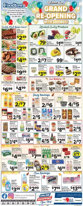 Foodtown supermarkets catalogue in Philadelphia PA | Our best offers for you | 2025-10-24T00:00:00.000Z - 2025-10-30T00:00:00.000Z