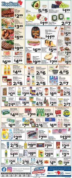 Foodtown supermarkets catalogue in Philadelphia PA | Save now with our deals | 2025-10-24T00:00:00.000Z - 2025-10-30T00:00:00.000Z