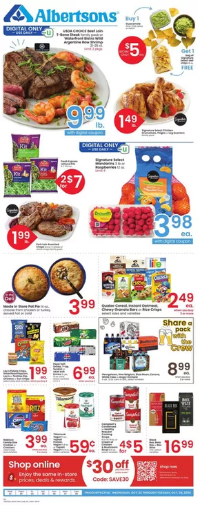 Albertsons catalogue in Ann Arbor MI | New offers to discover | 2025-10-22T00:00:00.000Z - 2025-10-28T00:00:00.000Z