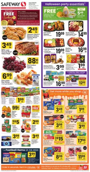 Safeway catalogue in Fort Smith AR | Great discounts on selected products | 2025-10-24T00:00:00.000Z - 2025-10-30T00:00:00.000Z