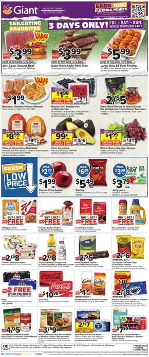 Giant Food catalogue in Williamsport PA | Weekly Circular | 2025-10-24T00:00:00.000Z - 2025-10-30T00:00:00.000Z