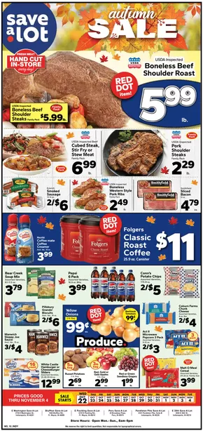 Save a Lot catalogue in Taylor MI | Exclusive bargains | 2025-10-22T00:00:00.000Z - 2025-11-04T00:00:00.000Z