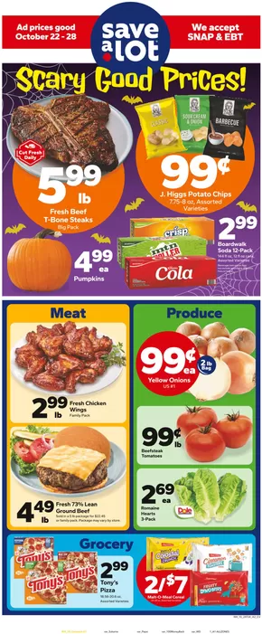 Save a Lot catalogue in Monticello IN | Current deals and offers | 2025-10-22T00:00:00.000Z - 2025-10-28T00:00:00.000Z