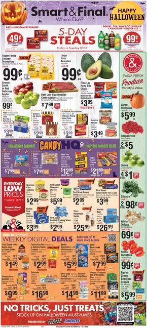 Smart & Final catalogue in Monticello IN | Exclusive deals for our customers | 2025-10-24T00:00:00.000Z - 2025-10-28T00:00:00.000Z