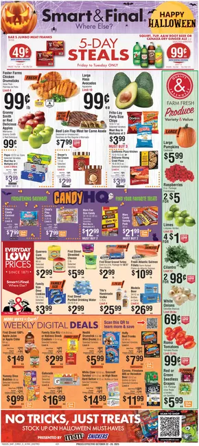 Smart & Final catalogue in Monticello IN | Great offer for bargain hunters | 2025-10-24T00:00:00.000Z - 2025-10-28T00:00:00.000Z