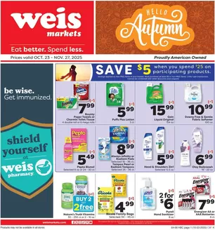 Weis Markets catalogue in Columbia MD | Great offer for all customers | 2025-10-23T00:00:00.000Z - 2025-11-27T00:00:00.000Z