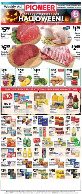 Pioneer Supermarkets catalogue in Jersey City NJ | Top offers for smart savers | 2025-10-26T00:00:00.000Z - 2025-11-09T00:00:00.000Z
