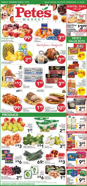 Pete's Fresh Market catalogue | Discounts and promotions | 2025-10-29T00:00:00.000Z - 2025-11-04T00:00:00.000Z