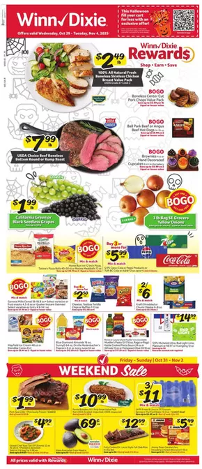 Winn Dixie catalogue in Tampa FL | Great offer for bargain hunters | 2025-10-29T00:00:00.000Z - 2025-11-04T00:00:00.000Z