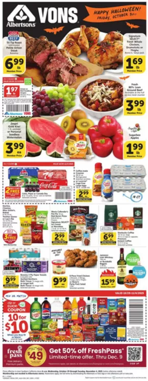 Vons catalogue in San Diego CA | Weekly Ad - SoCal | 2025-10-29T00:00:00.000Z - 2025-11-04T00:00:00.000Z