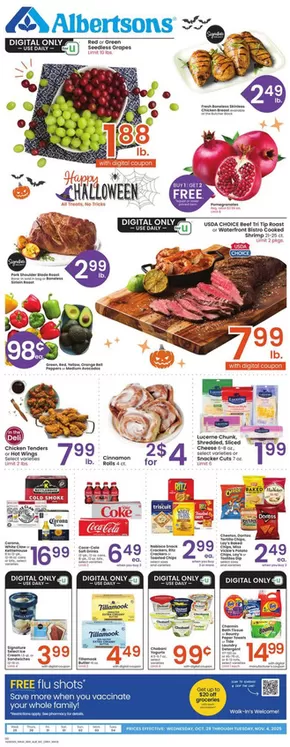 Albertsons catalogue in Bourbon MO | Discover attractive offers | 2025-10-29T00:00:00.000Z - 2025-11-04T00:00:00.000Z