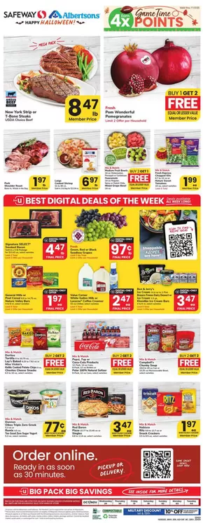 Albertsons catalogue in Bourbon MO | Attractive special offers for everyone | 2025-10-29T00:00:00.000Z - 2025-11-04T00:00:00.000Z