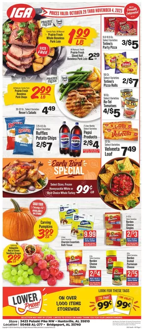 IGA catalogue in Bourbon MO | Save now with our deals | 2025-10-29T00:00:00.000Z - 2025-11-04T00:00:00.000Z
