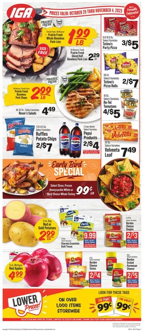 IGA catalogue in Bourbon MO | Great offer for all customers | 2025-10-29T00:00:00.000Z - 2025-11-04T00:00:00.000Z