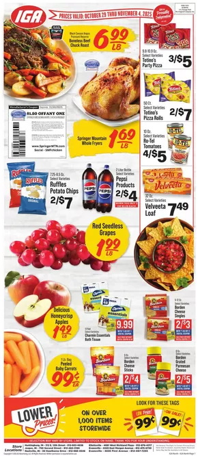 IGA catalogue in Bourbon MO | Attractive special offers for everyone | 2025-10-29T00:00:00.000Z - 2025-11-04T00:00:00.000Z
