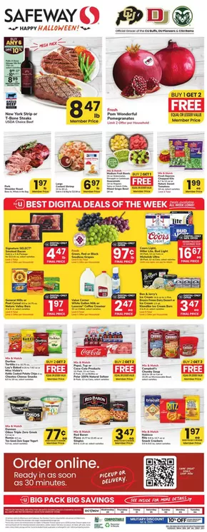 Safeway catalogue in High Point NC | Current deals and offers | 2025-10-29T00:00:00.000Z - 2025-11-04T00:00:00.000Z