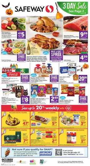 Safeway catalogue in Bossier City LA | Great offer for all customers | 2025-10-29T00:00:00.000Z - 2025-11-04T00:00:00.000Z