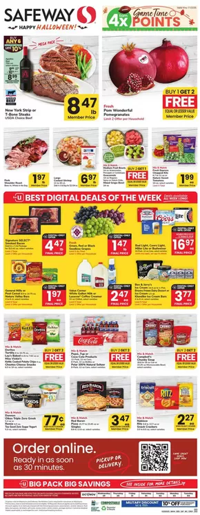 Safeway catalogue in Mc Henry MD | Current special promotions | 2025-10-29T00:00:00.000Z - 2025-11-04T00:00:00.000Z