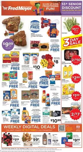 Fred Meyer catalogue in Tacoma WA | Top offers for smart savers | 2025-10-29T00:00:00.000Z - 2025-11-04T00:00:00.000Z