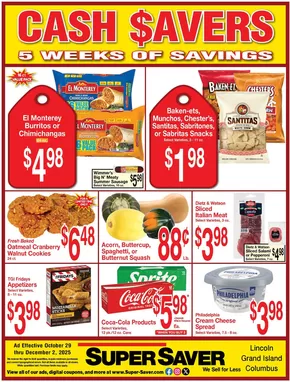 Super Saver catalogue in Lincoln NE | Top offers for smart savers | 2025-10-29T00:00:00.000Z - 2025-12-02T00:00:00.000Z