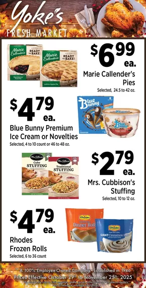 Yoke's Fresh Market  catalogue in Sandy Hook KY | Yoke's Fresh Market Monthly Savings Guide | 2025-10-29T00:00:00.000Z - 2025-11-25T00:00:00.000Z
