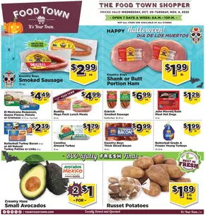 Food Town catalogue in Sandy Hook KY | FTInStoreInstore Ad | 2025-10-29T00:00:00.000Z - 2025-11-12T00:00:00.000Z