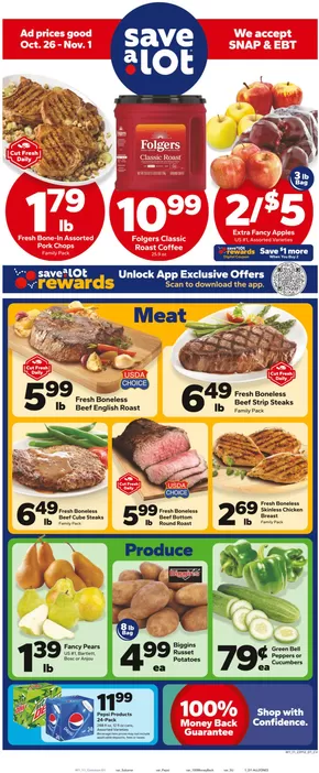 Save a Lot catalogue in Bee Cave TX | Top offers for all bargain hunters | 2025-10-26T00:00:00.000Z - 2025-11-01T00:00:00.000Z