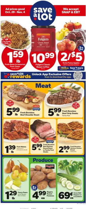 Save a Lot catalogue in Denver CO | Discounts and promotions | 2025-10-29T00:00:00.000Z - 2025-11-04T00:00:00.000Z