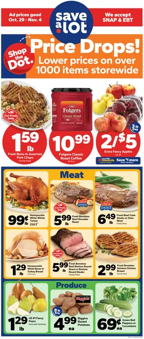 Save a Lot catalogue in Castleton IN | Great discounts on selected products | 2025-10-29T00:00:00.000Z - 2025-11-04T00:00:00.000Z