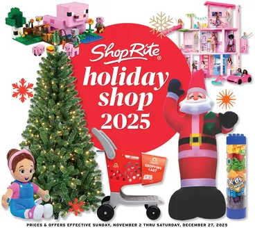 ShopRite catalogue | Holiday Toy Catalog 11/02 | 2025-10-30T00:00:00.000Z - 2025-12-27T00:00:00.000Z