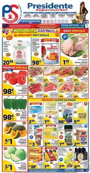 Presidente catalogue in Hollywood FL | Attractive special offers for everyone | 2025-10-30T00:00:00.000Z - 2025-11-13T00:00:00.000Z