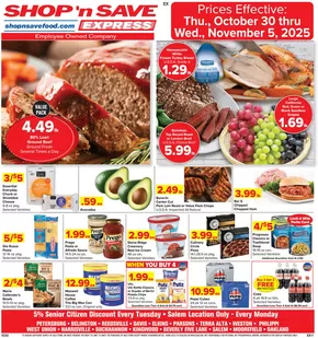 Shop 'n Save catalogue | Exclusive deals and bargains | 2025-10-30T00:00:00.000Z - 2025-11-13T00:00:00.000Z