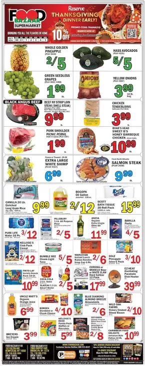 Food Bazaar catalogue in Forest Park GA | Offers for bargain hunters | 2025-10-30T00:00:00.000Z - 2025-11-05T00:00:00.000Z