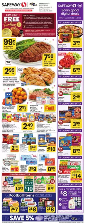 Safeway catalogue in North Bergen NJ | Exclusive deals and bargains | 2025-10-31T00:00:00.000Z - 2025-11-06T00:00:00.000Z