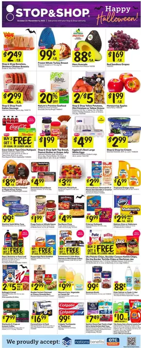 Stop&Shop catalogue in Forest Park GA | Great offer for all customers | 2025-10-31T00:00:00.000Z - 2025-11-06T00:00:00.000Z